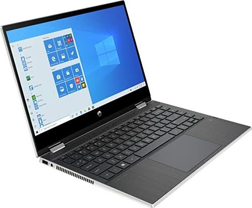 Laptop Hp Pavilion X360m Core I3 8gb 128gb Teclado En Inglés Color Plateado