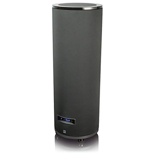 Pc   Cilindro Subwoofer Piano Negro Brillante