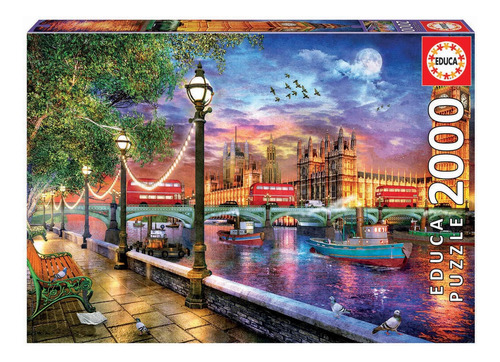 Educa - London At Sunset, Dominic Davison - Rompecabezas De