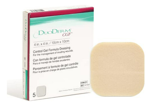 Duoderm Cgf 4  X 4  Control Gel Formula Dressing 10 (2 Cajas