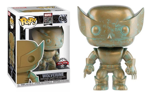 Funko Pop Wolverine Patina #496 Marvel 80 Años Special Edit