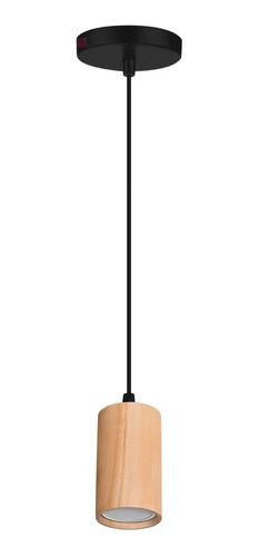 Colgante Infinit Gu10 Led Incluida Madera Lenga 