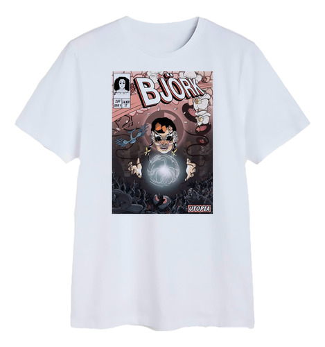 Polera Bjork Algodon Unisex Musica Banda Cantante 11