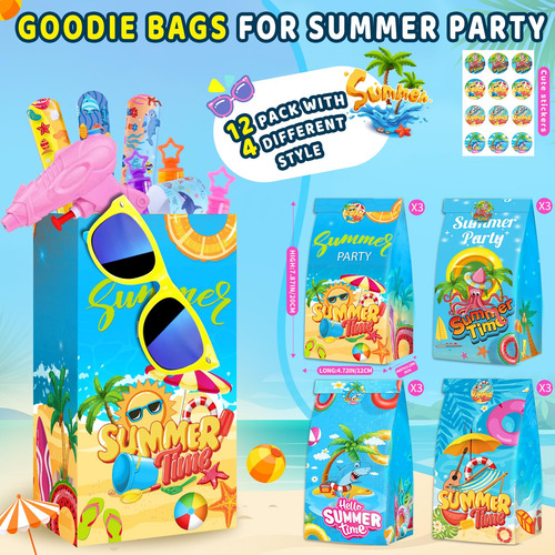 Pool Party Favors Funsenly 132 Piezas De Juguetes De Verano