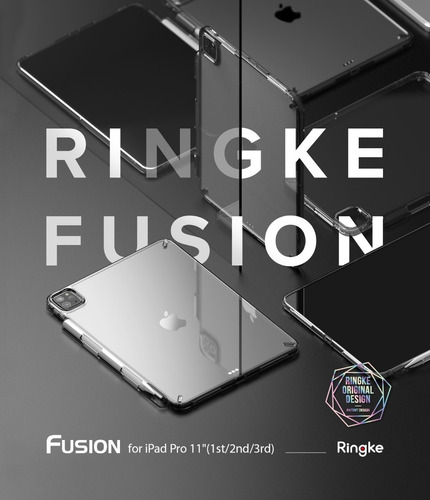 Imagen 7 de 7 de Funda iPad Pro 11 3ª2ª1ª Generación 2021 Ringke Fusion Origi