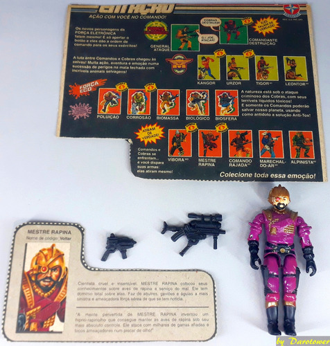 G.i. Joe Comandos Em Ação Mestre Rapina Estrela Voltar (Usado)