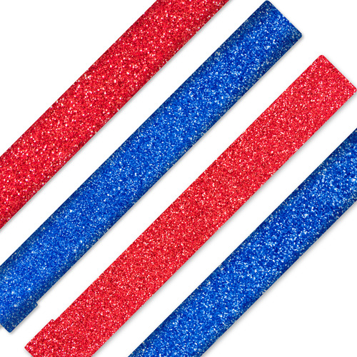 Pack 4 Bengalas De Tigre Gibre Roja Y Azul Para Tortas