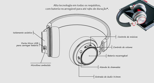 Headphone Bluetooth Easy Mobile Freedom Sem Fio Melhor Q Jbl