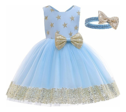 Baby Girl Party Dress Sequin Bow