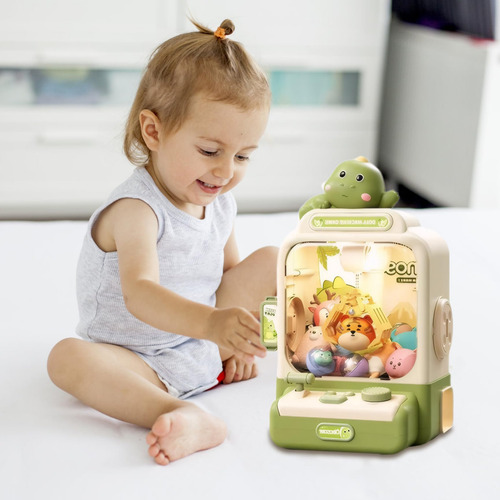 Mini Máquina De Garras Para Niños Con Sonido Doble Potencia Color