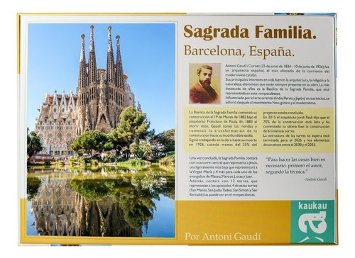 Rompecabezas Kaukau Sagrada Familia Barcelona Paisaje 1000