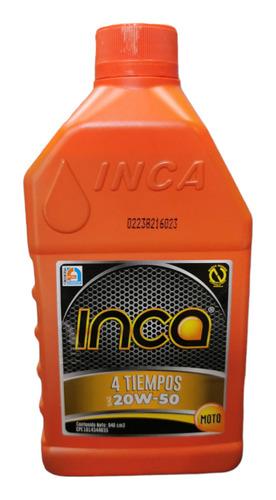 Aceite De Moto 4t 20w50 Inca Rm