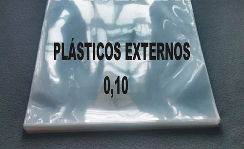 100 Plasticos Externo 0,10  P/ Lp Vinil Sacos