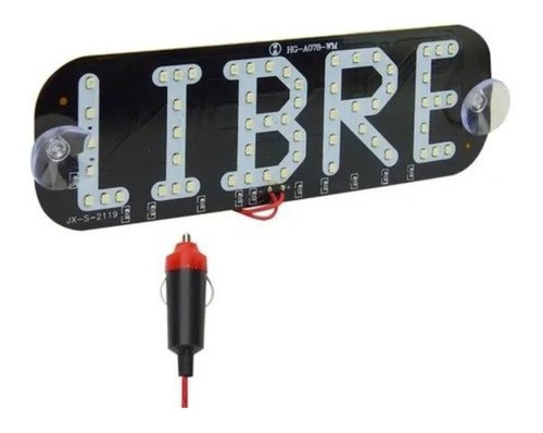 Letrero Libre De 58 Led Para Taxi, 12v