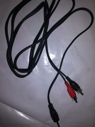 Rca 1,8 Metros 2 Machos Y 1 Plug 3,5mm