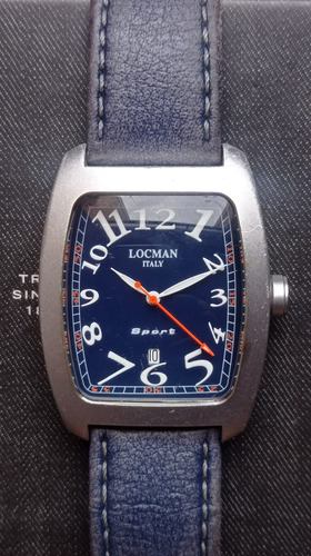 Reloj Vintage Locman Italy Sport 486 Azul Marino