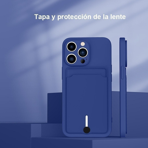 Xjj Carcasa De Celular Con Tarjetero Para iPhone