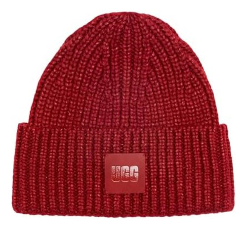 Ugg Gorro Chunky Rib Hombre, Cereza Oscura, Talla Única