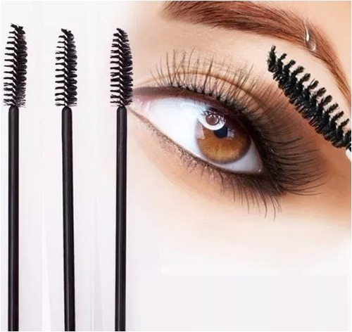 Cepillo Extensiones Rizado Pestañas Cejas Microblading 10pz