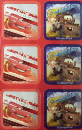 Stickers Autoadhesivos Cars Calcos Disney 96 Rdf1