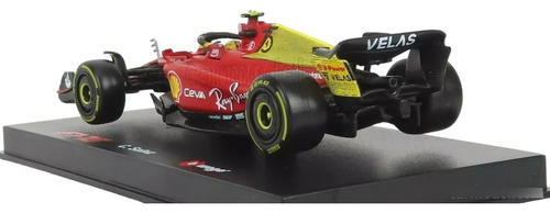 Burago 1:43 Ferrari F1-75 C. Sainz 2022 75th Aniversario
