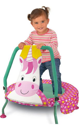 Cama Elástica Para Guardería Con Unicornio