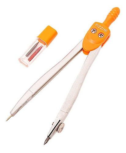 Compas Pizzini Metálico En Cajita Acrilica Colores Color Pk133 En Cajita