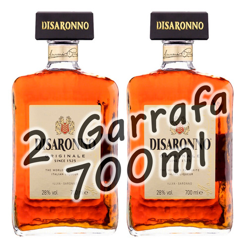 Kit 2 Disaronno Originale Licor Italiano 700ml Promoção