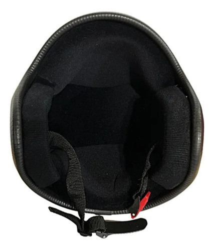 Capacete Aberto Harley Davidson Old School Forro Especial Preto/bege Personalizado P M G