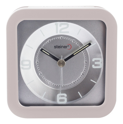 Reloj Despertador Digital Steiner Melodía Blanco