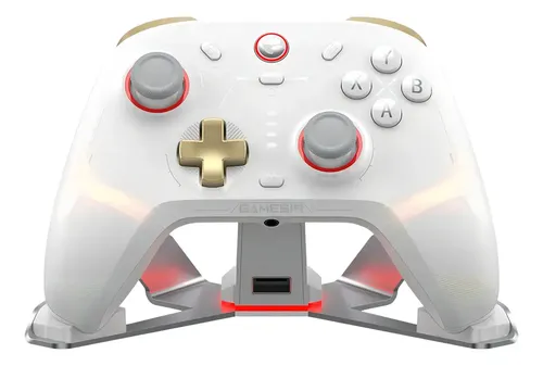 Controle Gamesir Cyclone 2 Bundle Edition Dock Carregamento para Pc Switch Ios Android Steam Celular Hall Effect Branco