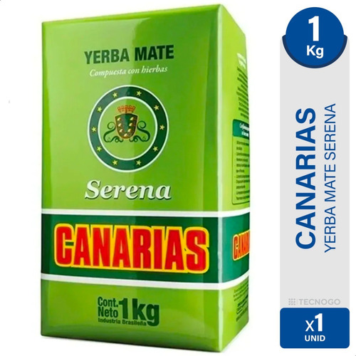 Yerba Mate Canarias Serena Compuesta Con Hierbas - 01mercado