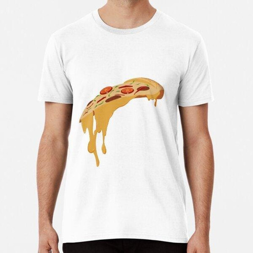 Remera Pizza En Rodajas Comida Chatarra Popular Algodon Prem