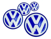 Comprar Jgo Tapones Centro Rin 65 Mm Azul Para Volkswagen