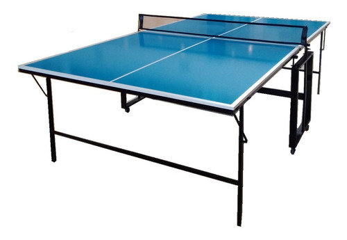 Mesa Ping Pong 15mm Profesional Fronton Plegable Ruedas Red