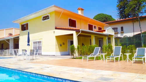 Imagem 1 de 30 de Sobrado 4 Suites, 6 Vagas E Piscina - Reo38094