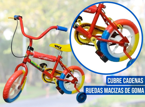 Bicicleta Forest Rodado 12 Nene Nena Ruedas Goma Accesorios