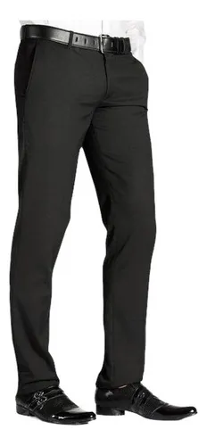 1 Calça Social Masculina Em Oxford Cores Variadas - Preço -