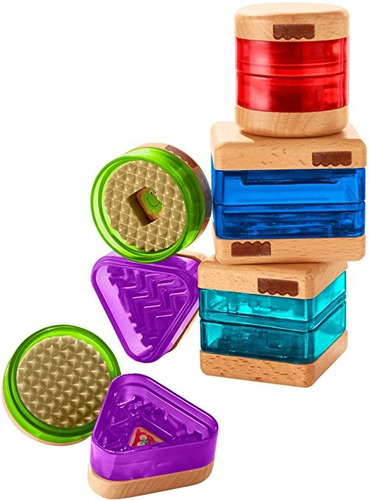 Fisher-price Juguetes De Madera Sorpresa Dentro Formas Conju