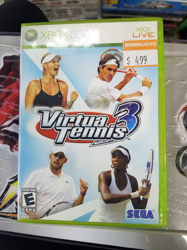Virtua Tennis 3 Para Xbox 360 Físico Original 
