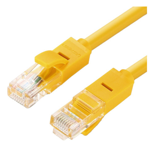 4 Cables Utp Ugreen Ethernet Cat 6 Amarillo 5 Mts 15862