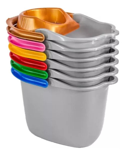 Cubeta Exprimidora Trapeador Canasta Exprimidora Multicolor