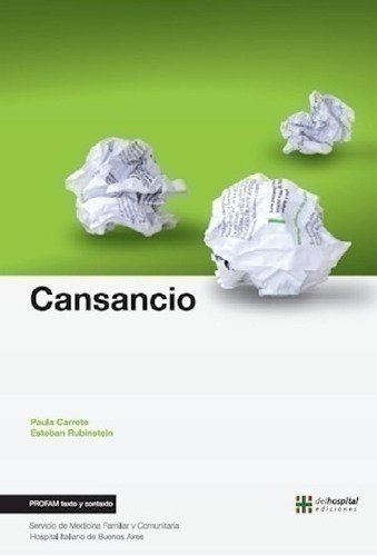 Libro - Cansancio - Carrete, Paula (papel)