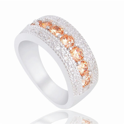 Anillo Plata 925 Brillantes Austriacos