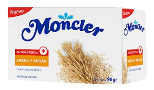 Imagen 1 de 1 de Jabon Tocador Avena Argan 90gr Moncler Pg 0533 1 Maxi