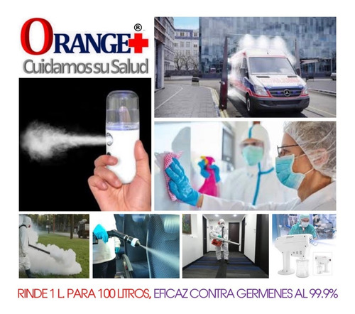 Imagen 3 de 9 de Desinfectante Virucida Bactericida 99.9% Concentrado 1lt.