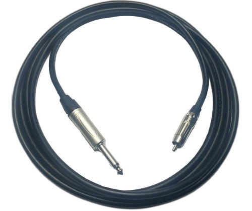 Cable Plug 6.3 A Rca De 5 Metros