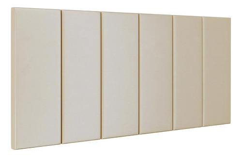 Suporte Fixo Parede Painel 1,95x54 Box King Size Cabeceira Cor Areia Suede