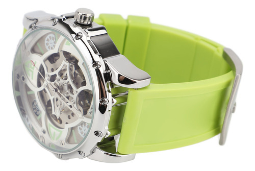 Relógio Mecânico Automático Four Leaf Clover Pattern Double