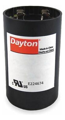 Dayton 2meu5 Motor Start Capacitor,400-480 Mfd,round Aad